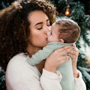 Carte cadeau Noël. Pour être une maman ZEN